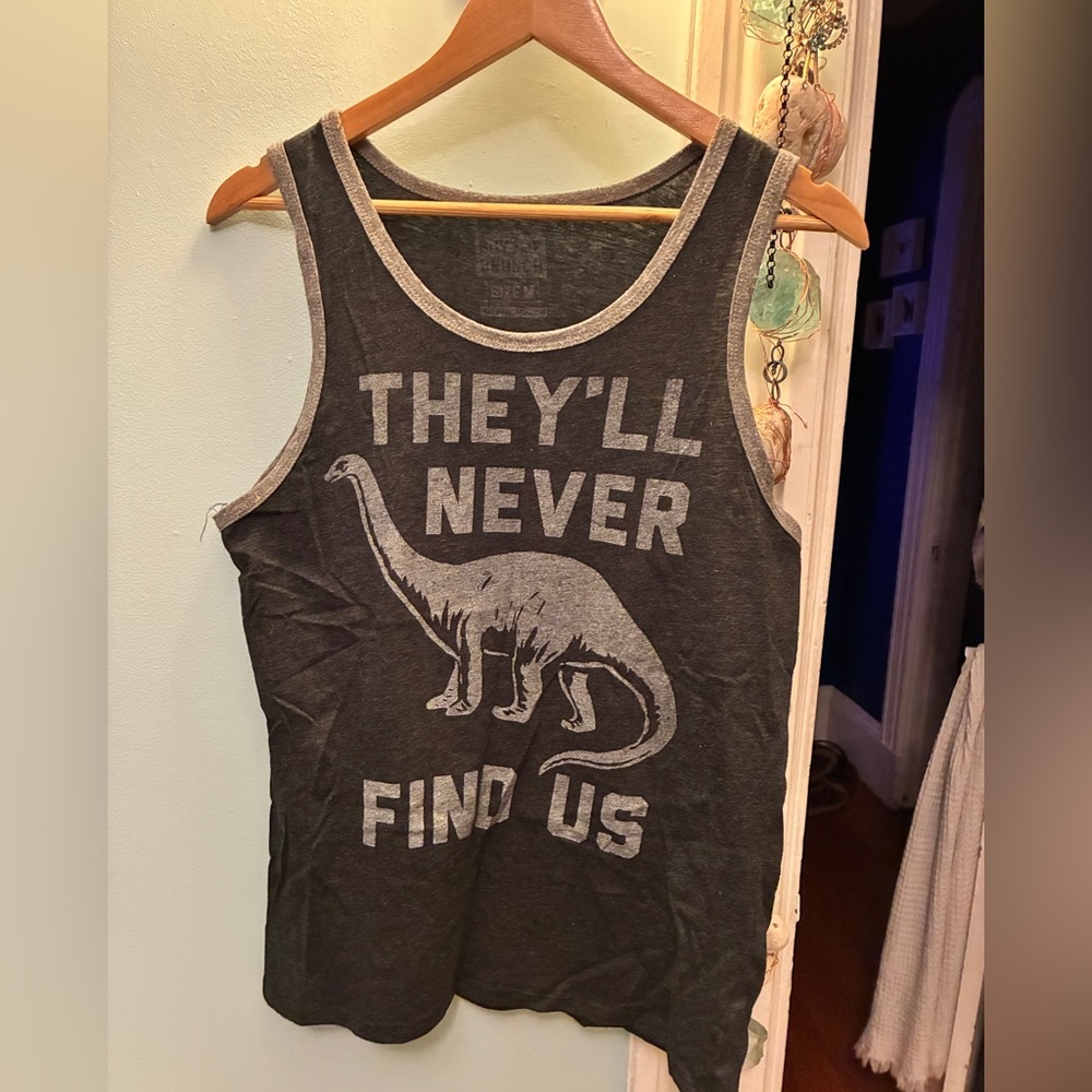 Men's Graphic Tank Top - Black